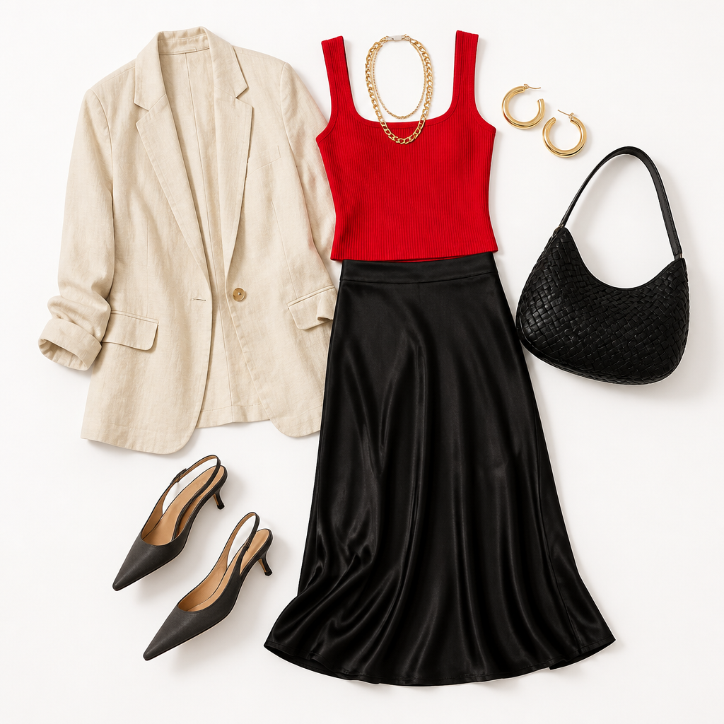 Actual polished outfit image generated by SASS