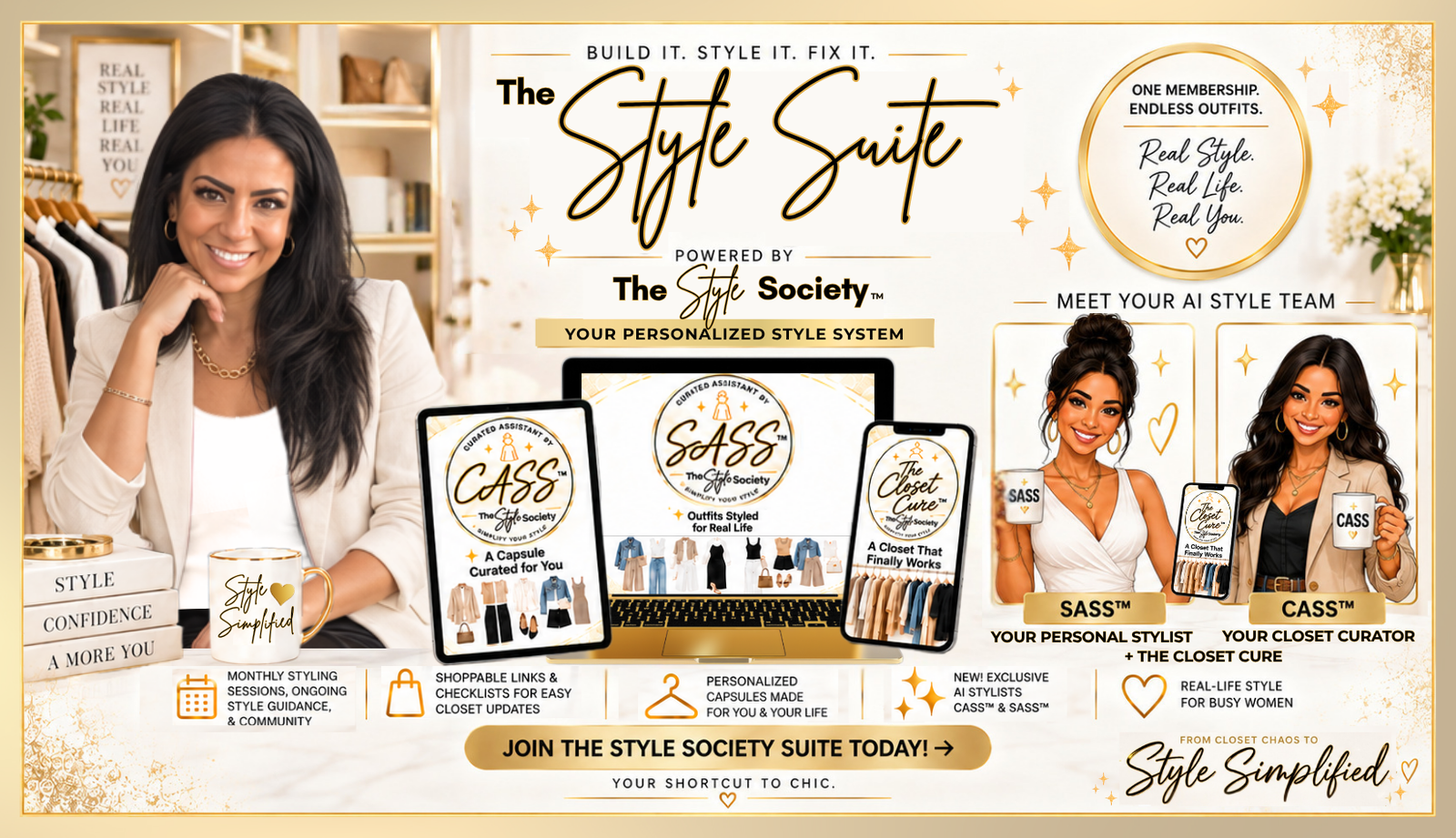 The Style Suite featuring CASS, SASS and The Closet Cure