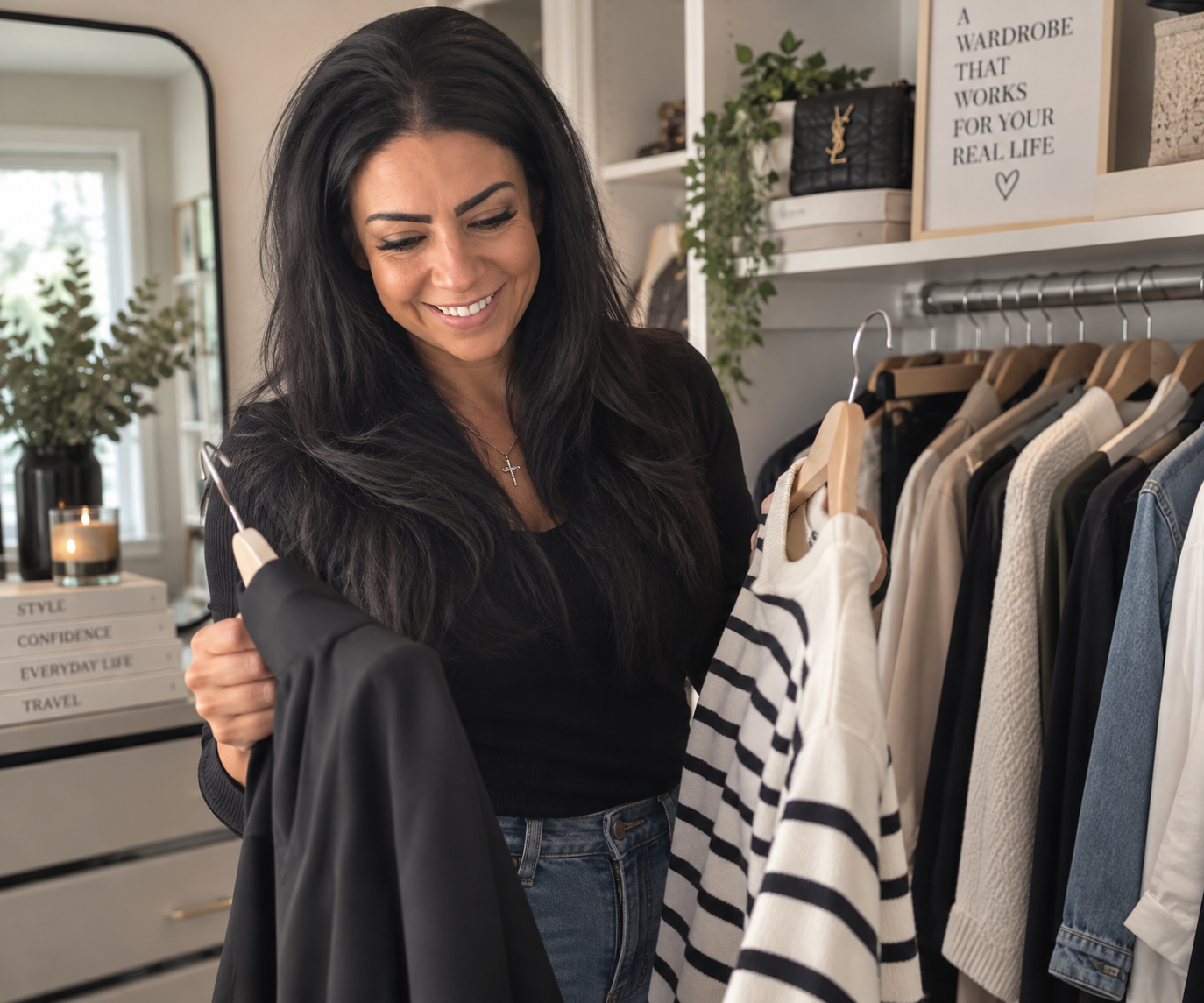 Personalized capsule wardrobe created with CASS