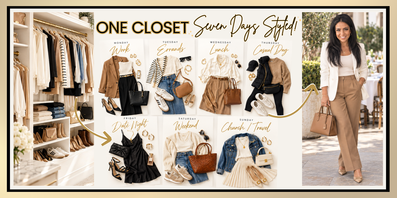 One closet seven days styled